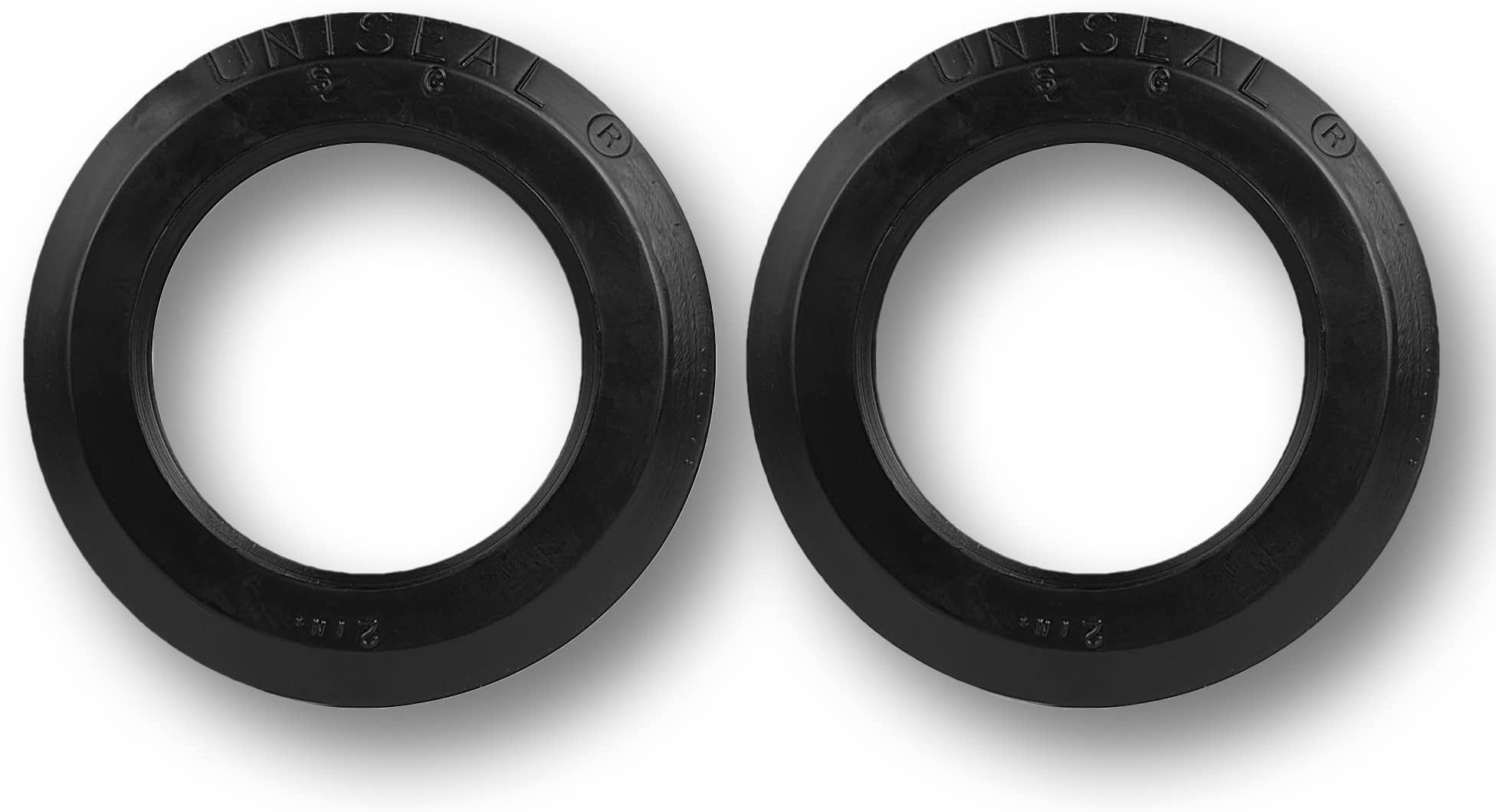 2" Uniseal Flexible Tank Adapter - Perfect for Attaching 2-inch pipe to Curved Surfaces, Storage Drums, Buckets, and More - Ideal for Situations Where Bulkheads Fail Made in the USA - 2 Pack