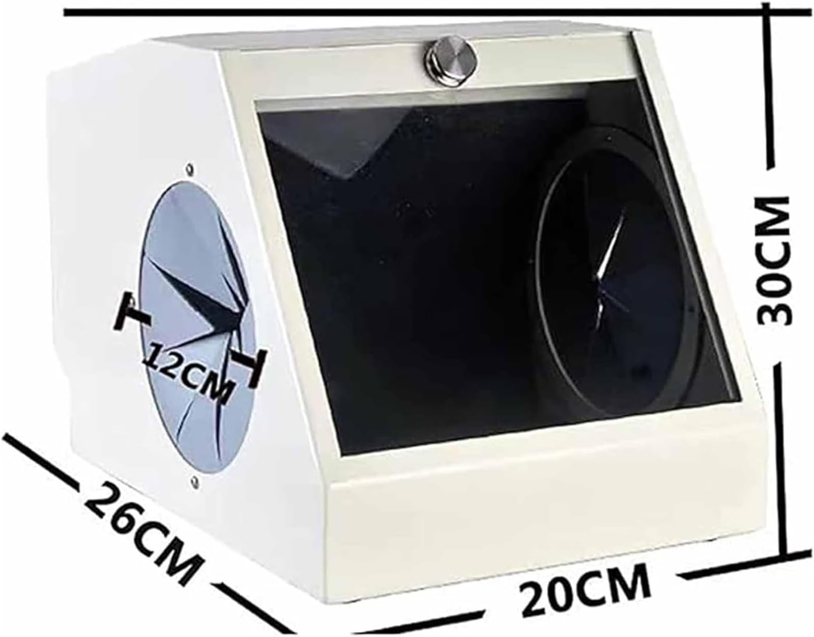 Cabina di sabbiatura per Laboratorio odontotecnico, Sorgente Luminosa a LED da 5500k, Cabina di sabbiatura modulare di Grande Spazio con Dispositivo di aspirazione e filtraggio dell;Aria