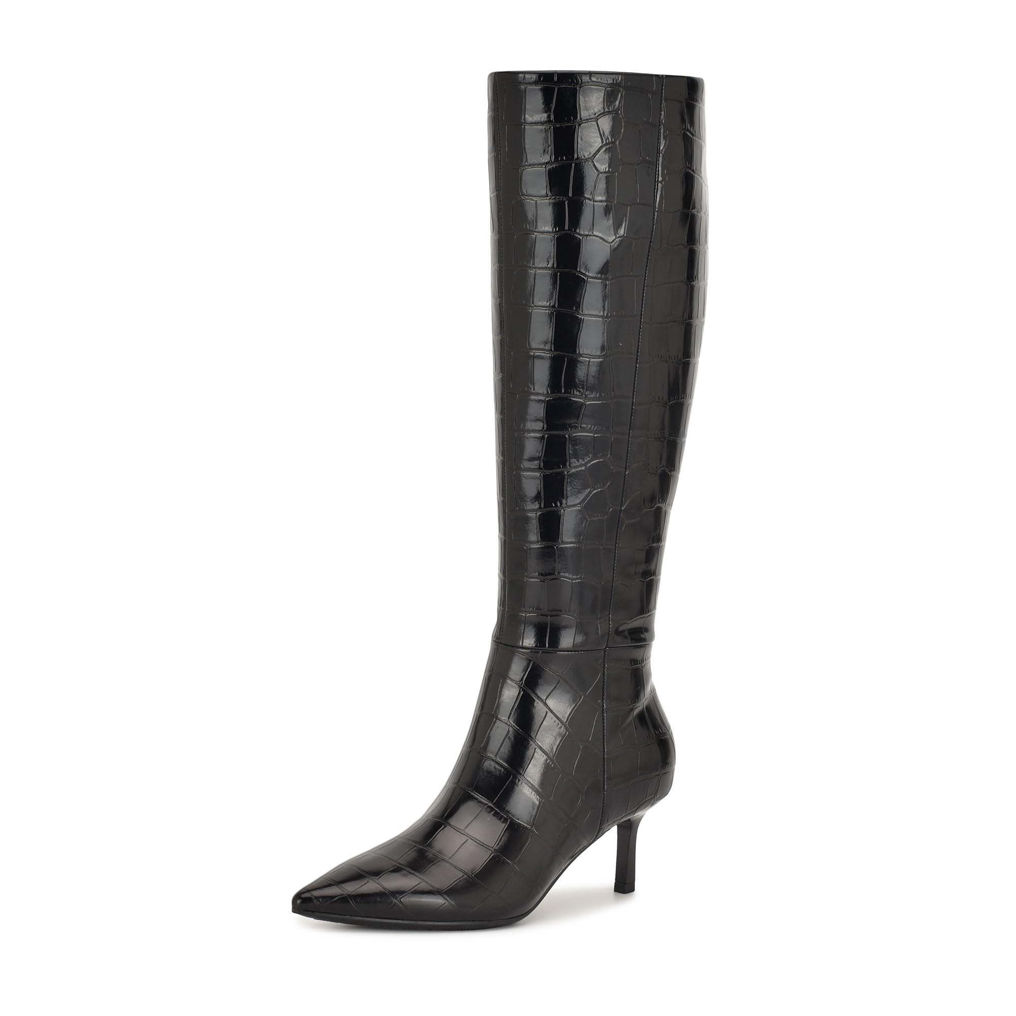 Nine West Womens Kimdee 9x9 Wide Calf Knee High Boot