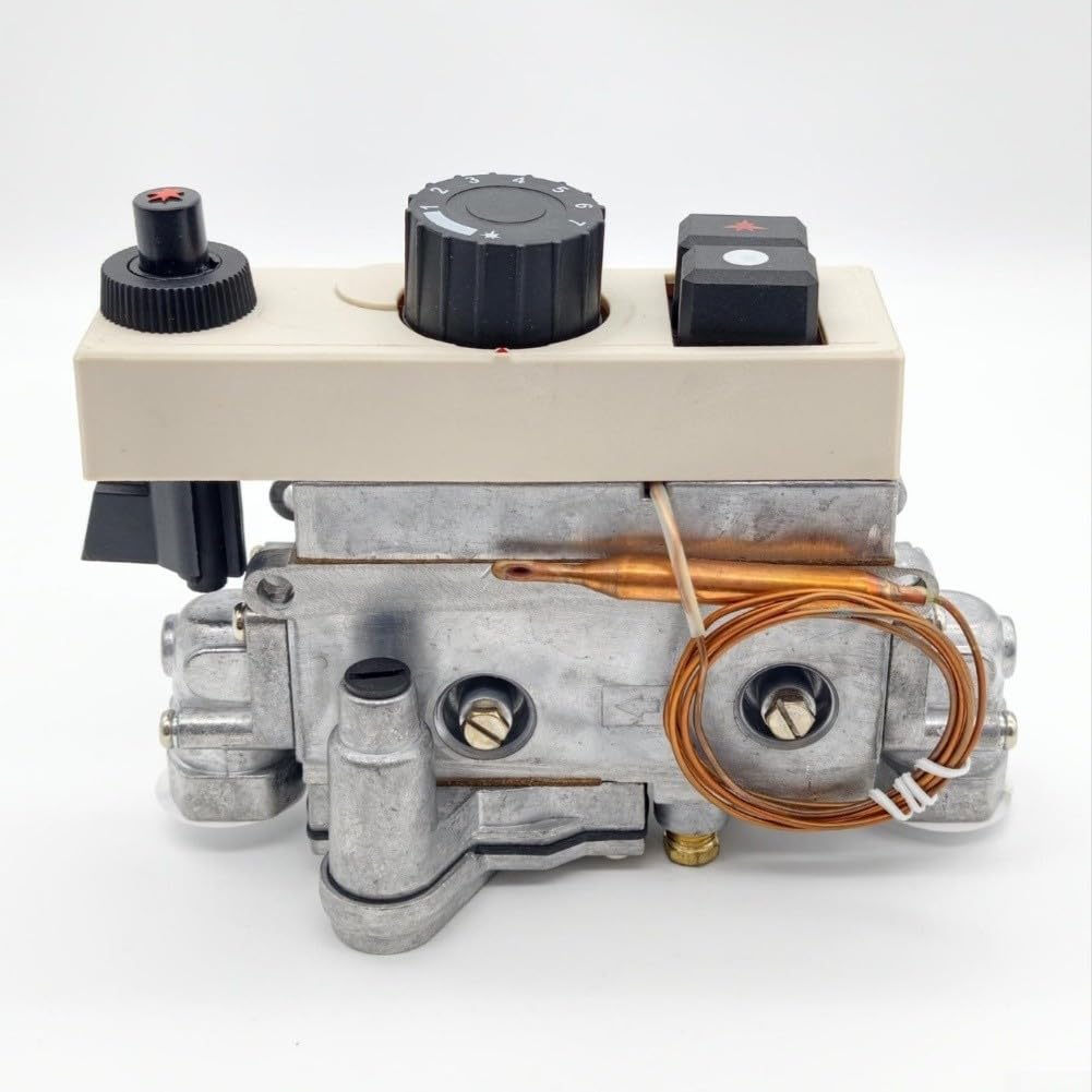 Válvula de control de gas, termostato serie 710 120-200 ° C para reparación de freidora comercial y pieza de repuesto (SMT-WK002C)