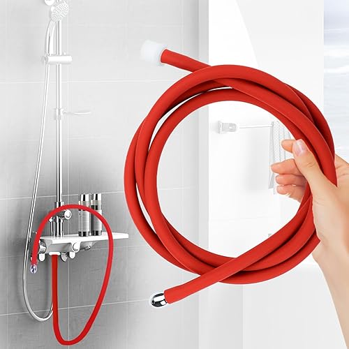 Miniatura 7 de Boquillas de ducha para hombres y mujeres, nuevo metal 5 agujeros rociador de agua cómodo accesorio de boquillas de silicona, manguera de ducha