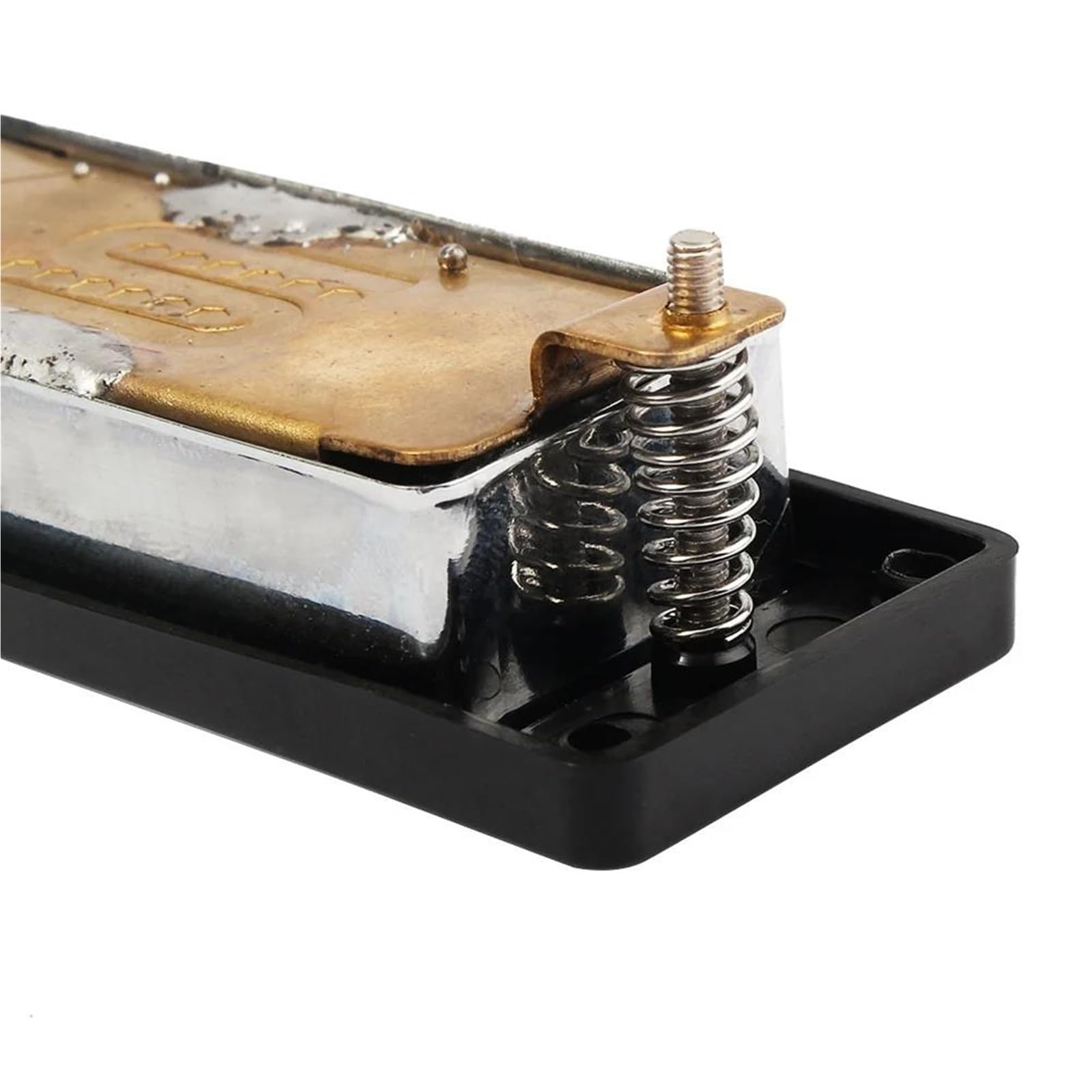 Repuestos Para Pastillas De Guitarra Pastillas De Doble Bobina Con Biseles Negros | Posición del puente 52 mm Posición del mástil 50 mm Tono claro adecuado como repuesto para guitarras