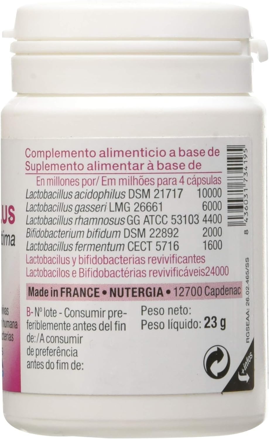 Nutergia Ergyphilus Intima 60 Gélules