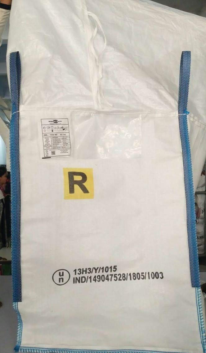 FERRPACK Big Bags 10 PZ X Sacconi Omologati ONU 13H3Y R Mis 90x90h120 Cm Per Rifiuti Speciali