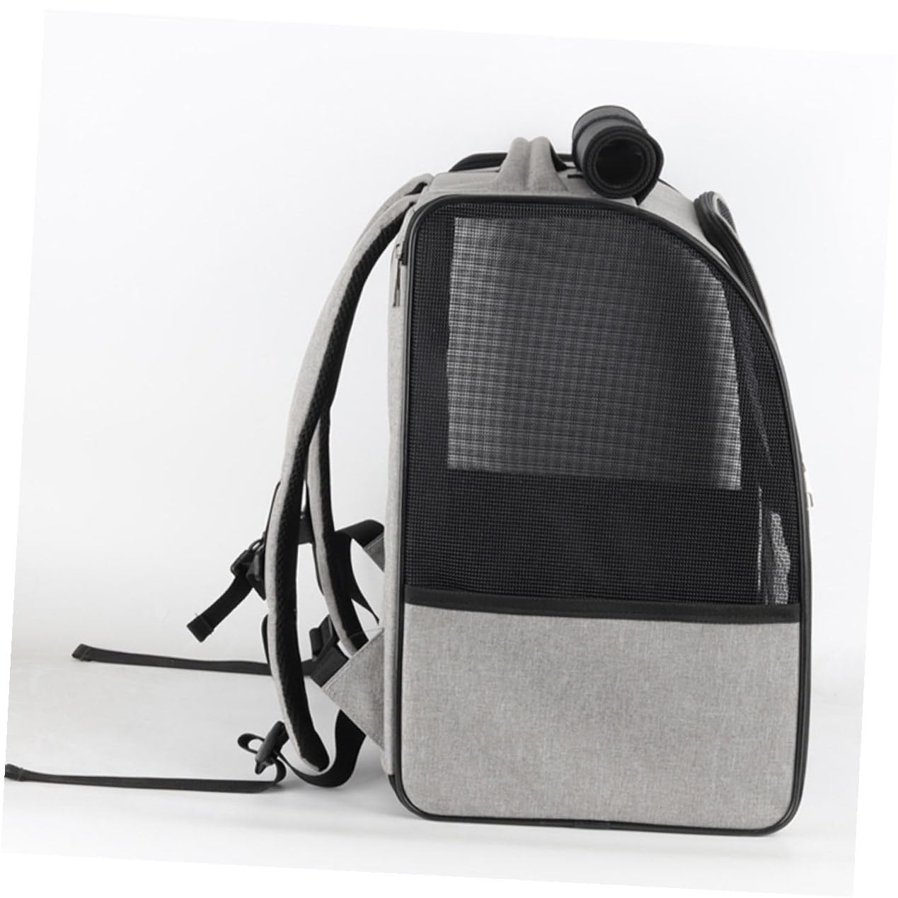 Mobestech Katzentragetasche mit Atmungsaktivem Design Haustierrucksack für Reisen und Ausflüge Robustes Material Verstellbare Schultergurte für Bequemen