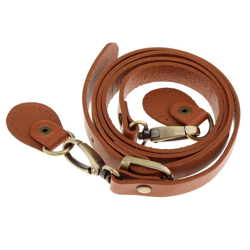 nivaa Adjustable Genuine Leather Shoulder Bag Strap Handle Replacement Khaki-picture-30