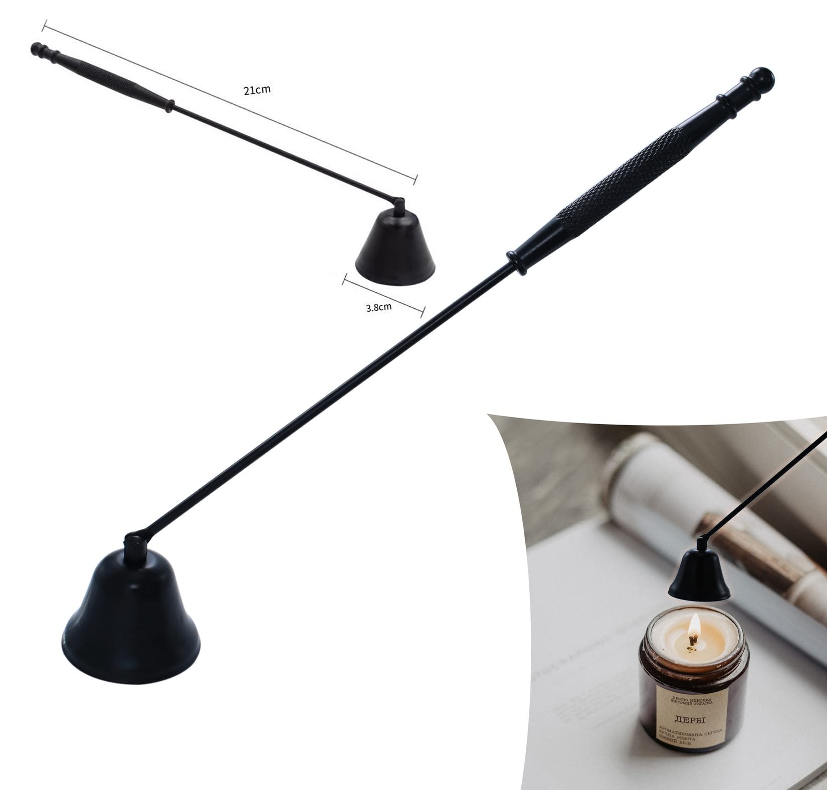 3-in-1 Candle Wick Trimmer Set, Roestvrijstalen Kaarsverzorgingsset Met Kaarssnuiter Kaarsenlontsnijder Kaarslont Dipper