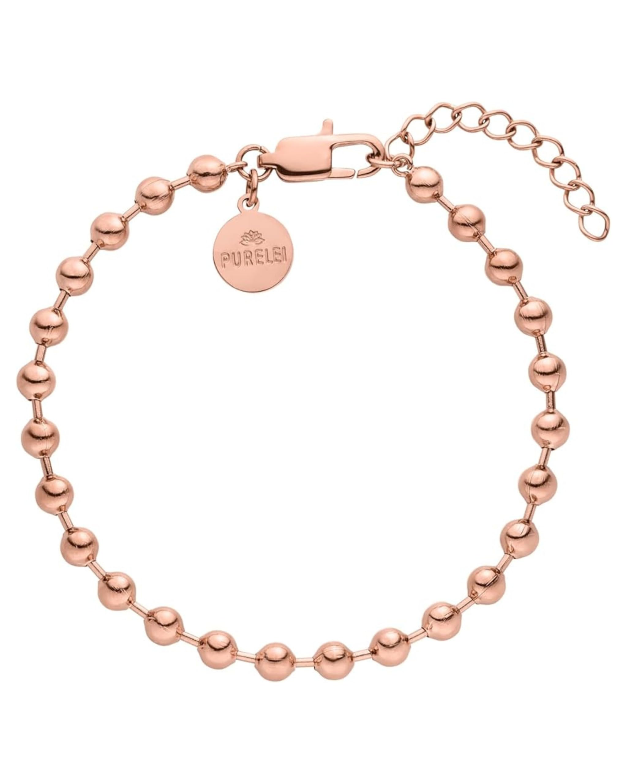 Purelei Edelstahl Fidget Armband Damen – Verstellbares Anti-Stress Bubble Bracelet, wasserfest, gold silber roségold, 16-19 cm, eleganter Schmuck für Frauen