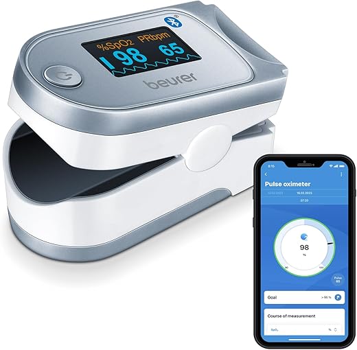 Beurer – Pulsioxímetro Beurer PO-60 con Bluetooth.
