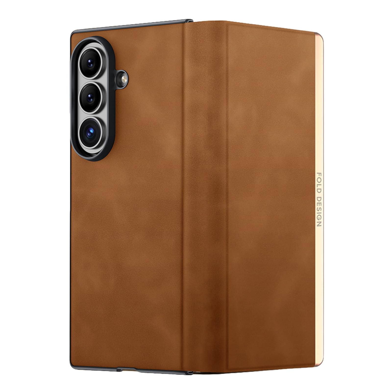 Étui Galaxy Z Fold 8 Ultra chic rabat cuir affaires fin