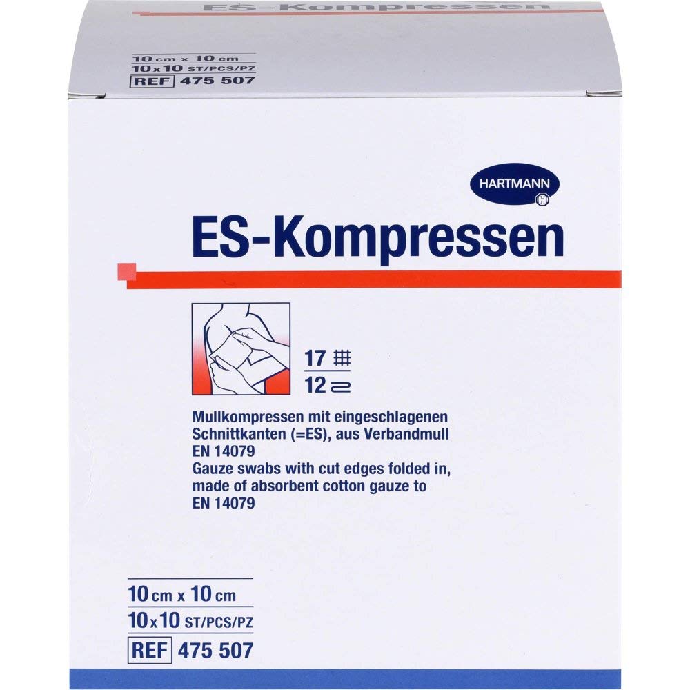 ES di compresse sterili 10 x 10 cm 100 ST Compresse