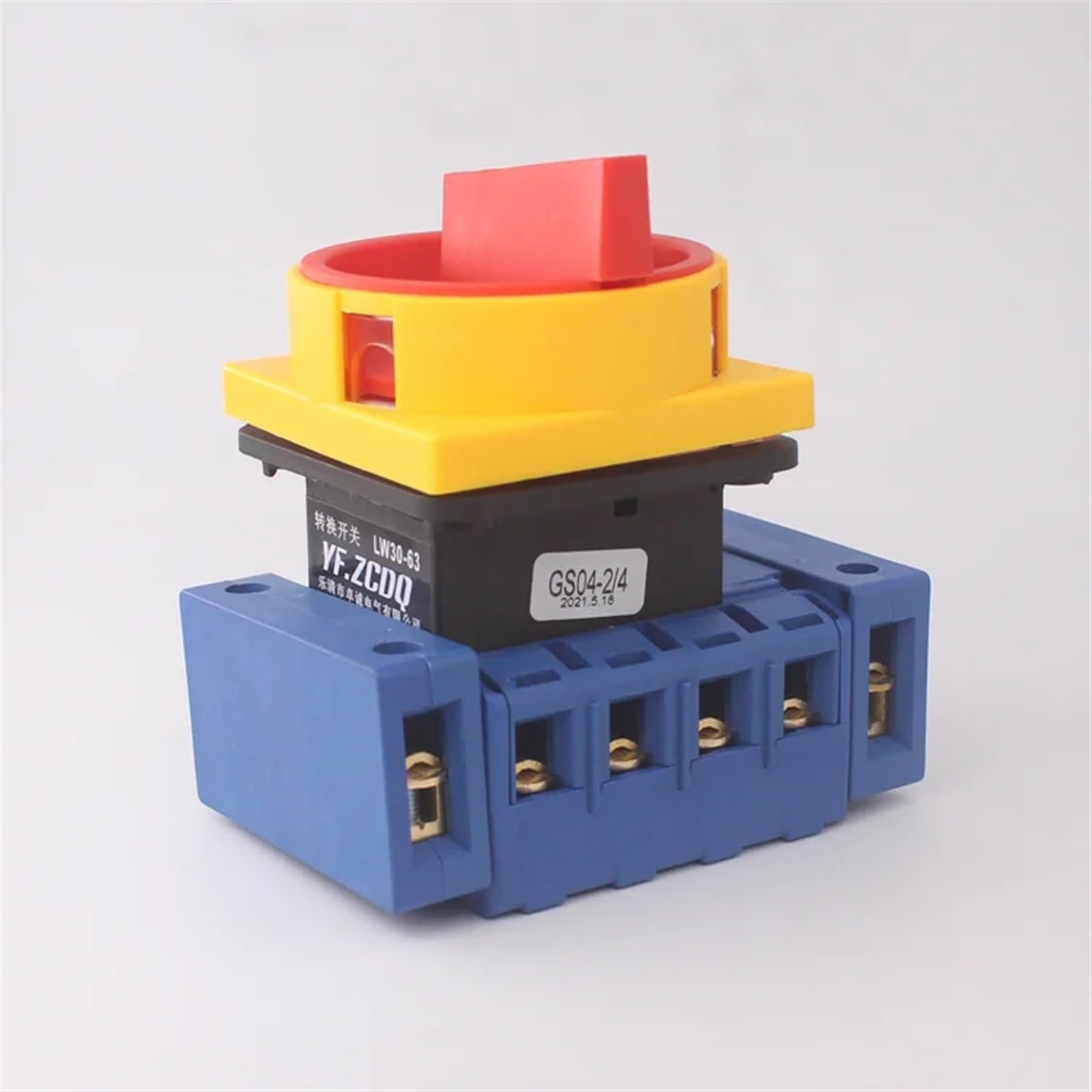 Interruptor de Aislamiento LW30-40A/6P, candado trifásico de Seis Cables, conversión de Apagado y Carga, Interruptor de cámara Giratorio YMD11-40A