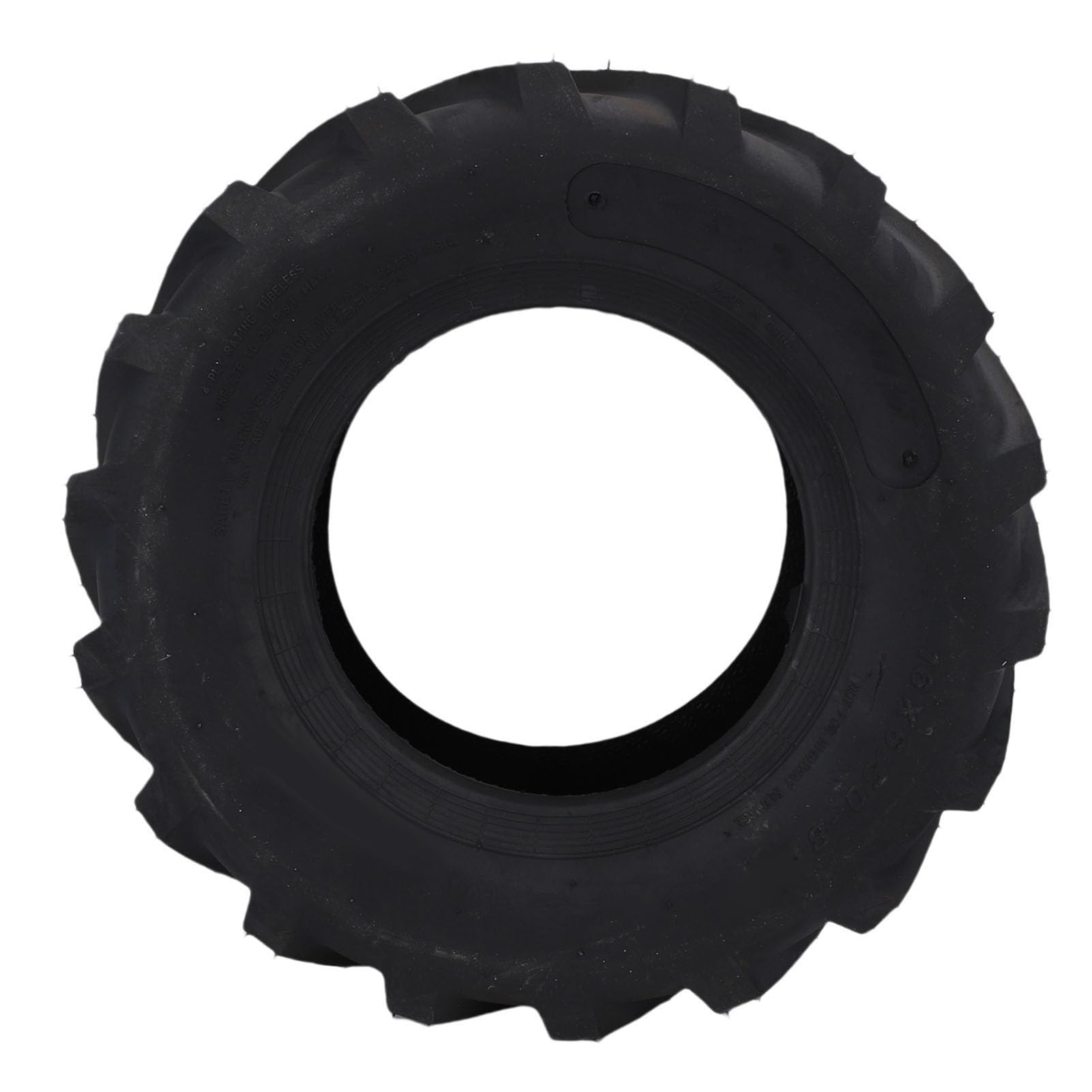Akozon Neumático sin Cámara 16x6,50-8, Alta Tracción, Neumático para Tractor Agrícola, Cortacésped, ATV, Cultivadores