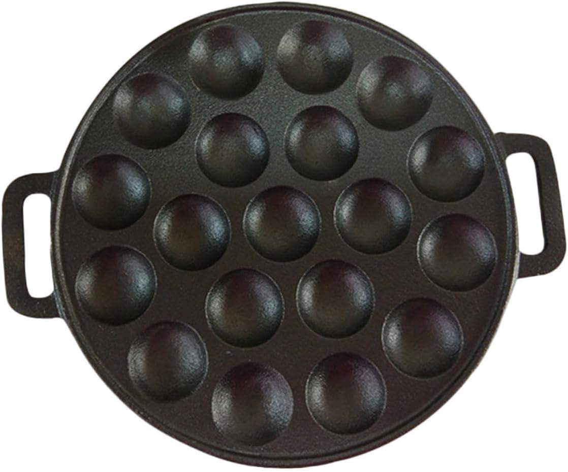 Iron Escargot Plate Dish Oyster Dish Non-stick Cast Iron Pot for Baking