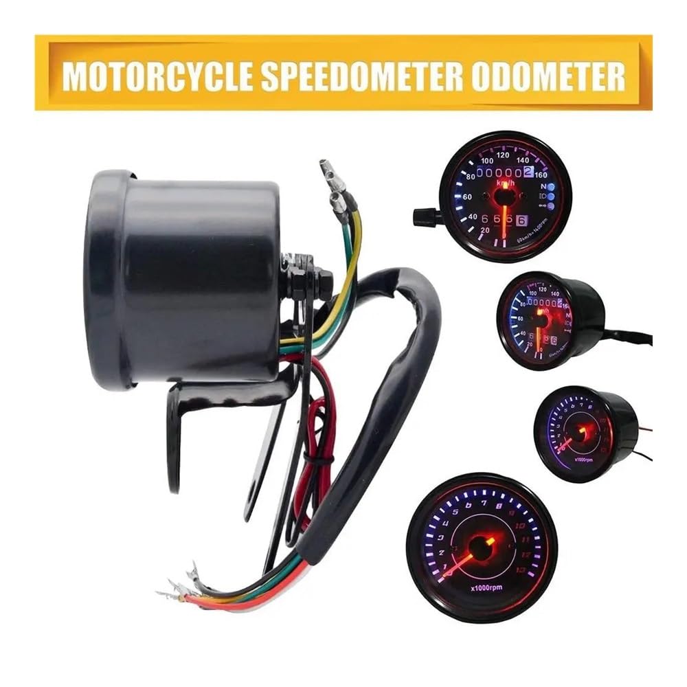 Odómetro Digital Para Motocicleta De 12V, Velocímetro