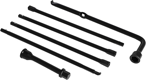 Miniatura 7 de Kit de herramientas de neumático de repuesto para Dodge para Ram 1500 2002-2010 para Ram 1500 2011-2015 con 1 llave de llanta de neumático, 3