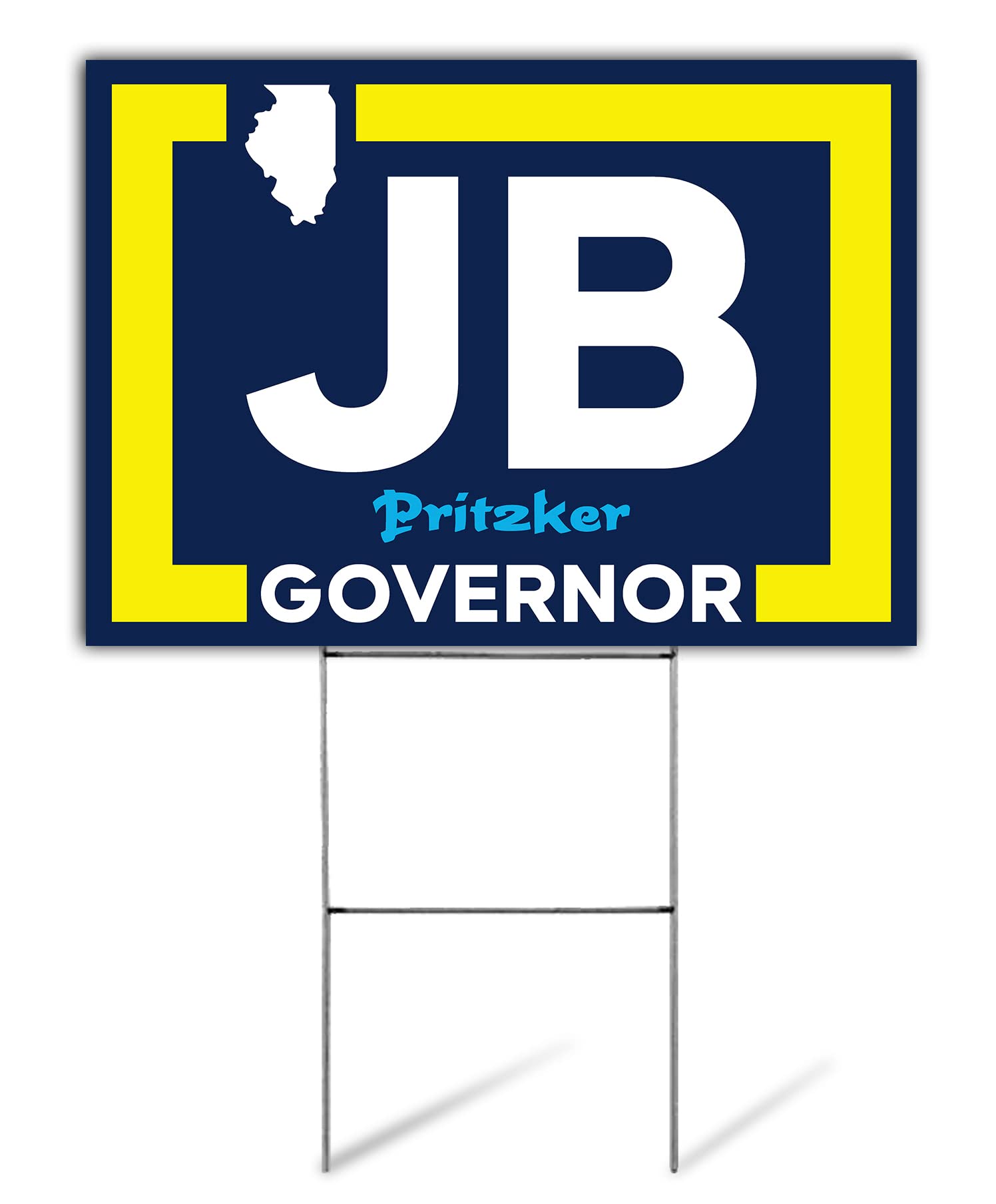Amazon.com : SignPro JB For Governor Yard Sign | J. B. Pritzker