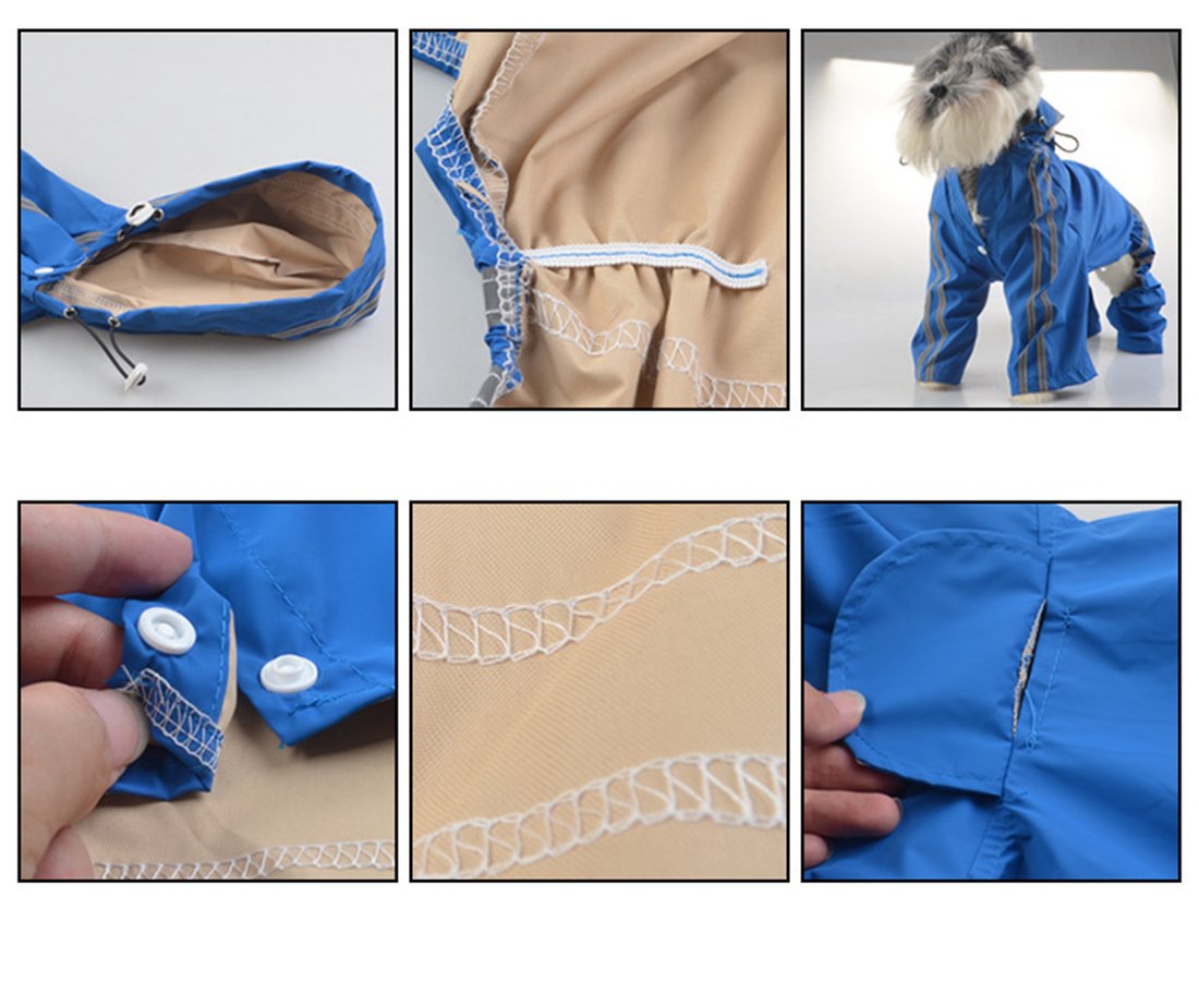 Manteaux de Pluie imperméables pour Chien, imperméable pour Chien, imperméable réfléchissant, grands Chiens, Quatre Pattes, Veste de Pluie, imperméable pour ani