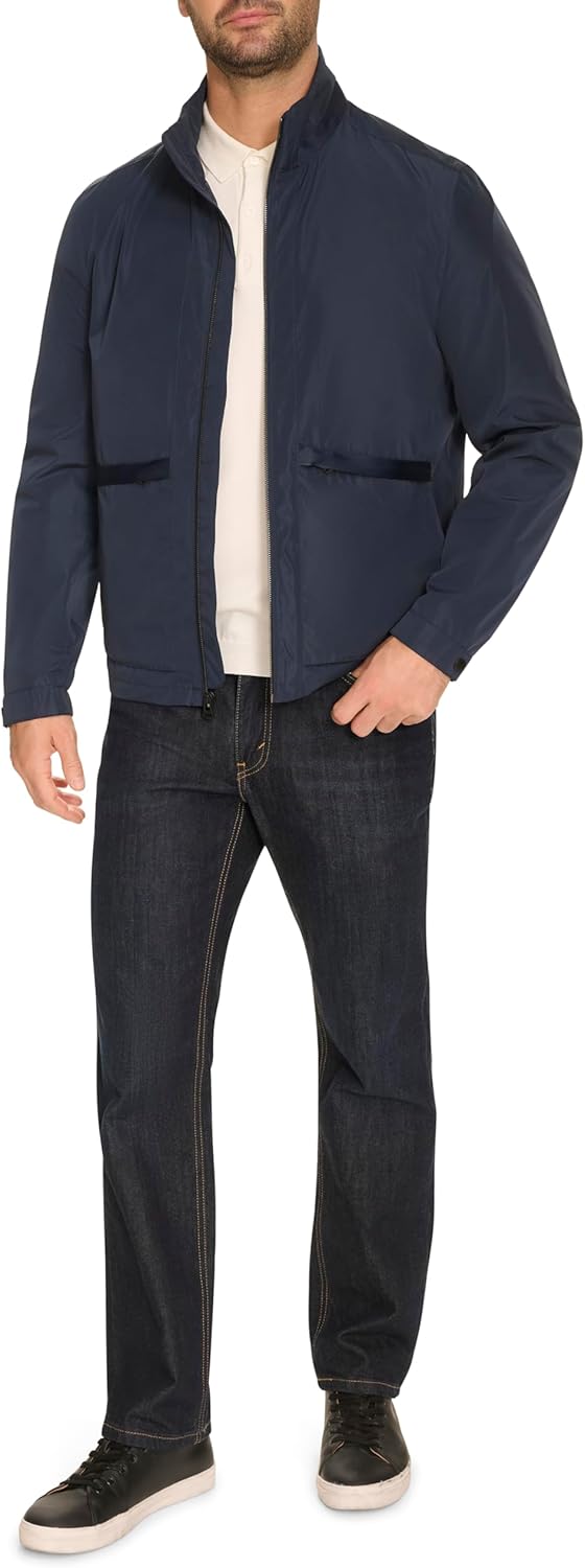 Cole Haan Men's Short Sleeve Self Packable Windbreaker - Image 2