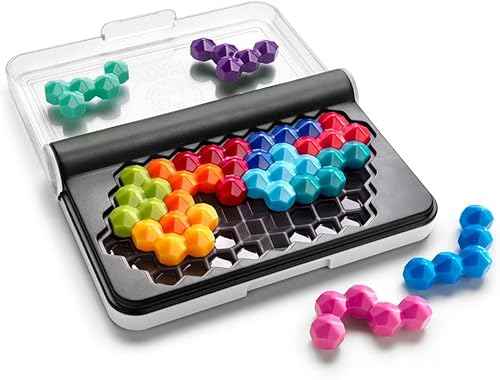 Miniatura 4 de SmartGames IQ Six Pro - Juego de viaje para niños y adultos, un juego de desarrollo de habilidades para el cerebro - Teaser cerebral para edades de