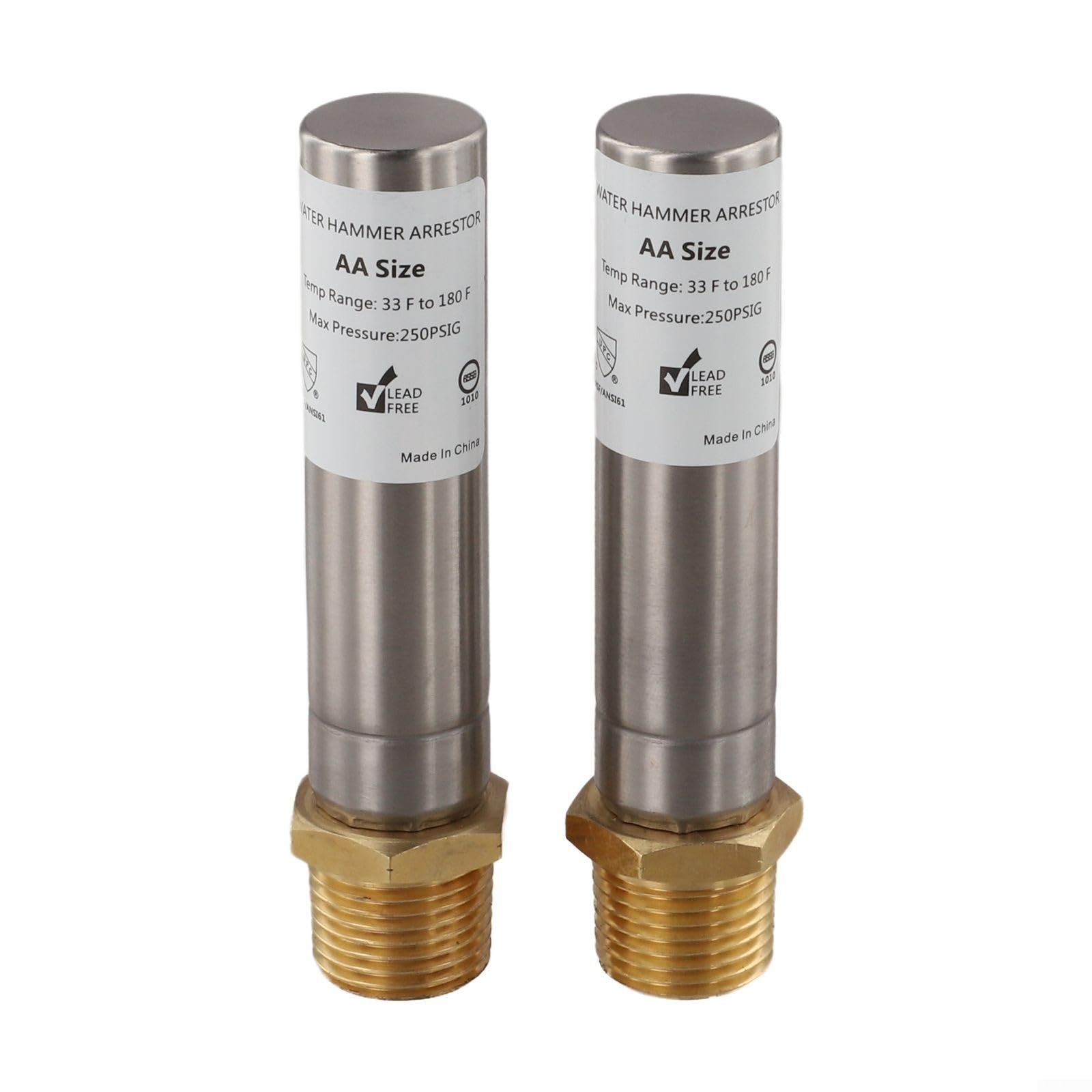 Válvula para martillo de agua NPT 1/2 que reduce el ruido y protege la tubería de agua