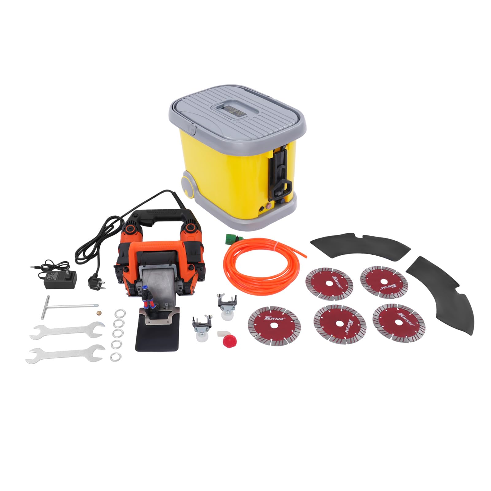 Ranuradora Pared 5200W, 220V 50Hz Máquina Ranuradora de Pared Eléctrica 10500r/MIN Rozadoras Eléctricas, Máquina Cortadora de Paredes, Profundidad Máxima de Corte de 45mm