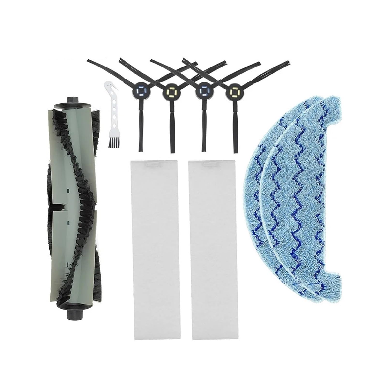 Main Side Brushes HEPA Filter Mop Cloth Compatible For Ilife A10 A10S L100