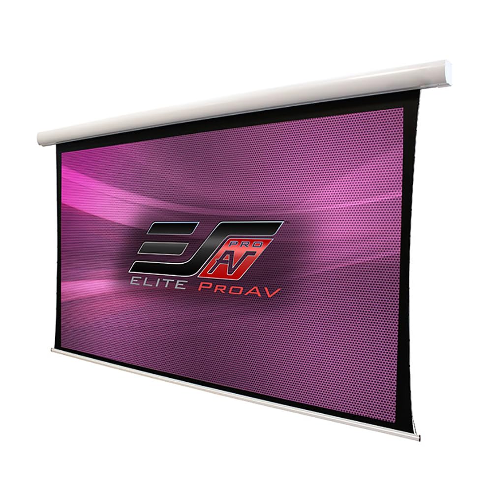 Elite Screens CineTension 2 WraithVeil Dual Projector Screen, 135-inch 16:9, Indoor Electric Motorized Automatic Front Rear Projection Movie Screen, TE135HR2-DUAL | US Based Company 2-Year Warranty