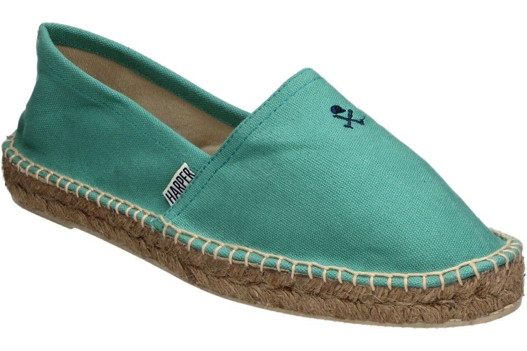 HARPER&NEYER | Alpargatas HARPER&NEYER Espadriles Icon para Hombre – Yutes en Color Verde – Esparteñas Sin Cierre – Estilosas – con Esparto – Cómodas y Versátiles – Moda - 42