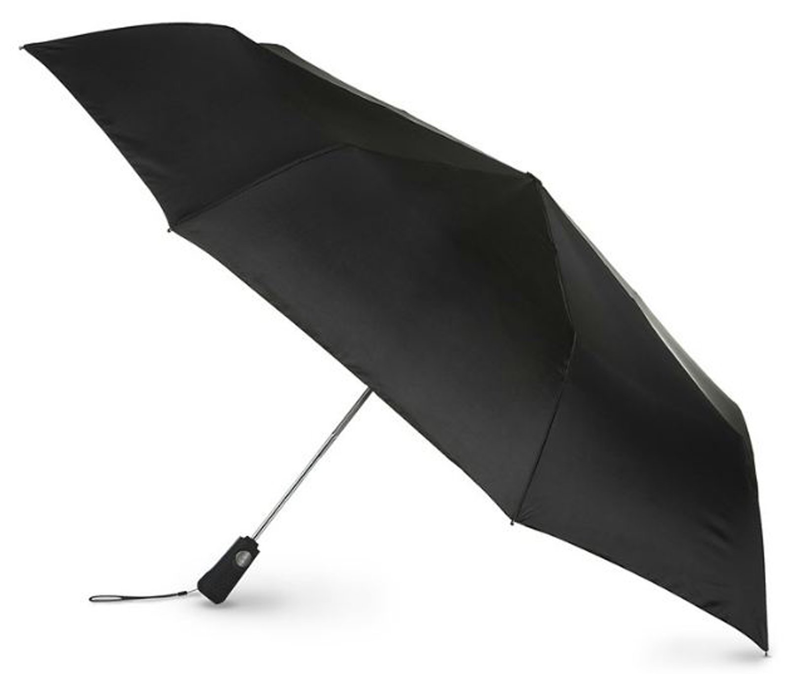 totes Blue Line Golf Auto Open/Close Umbrella, Black, One Size