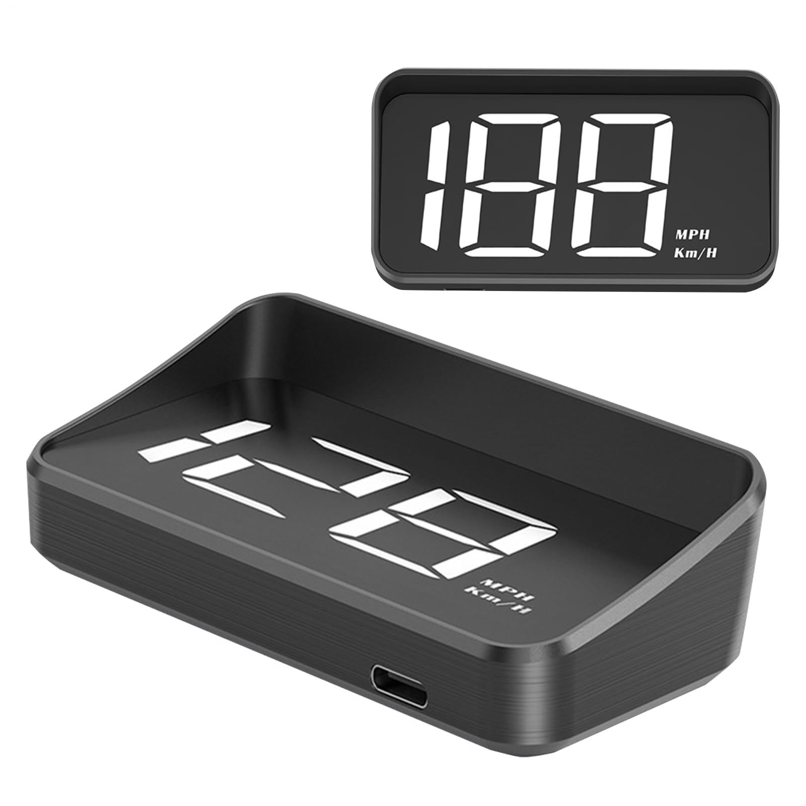 Affichage Tête Haute Pour Voiture | Écran Intelligent équipé de GPS | Compteur de Vitesse Numérique pour Automobile - pour Tableau de Bord Moto Véhicule Conduite Pare brise