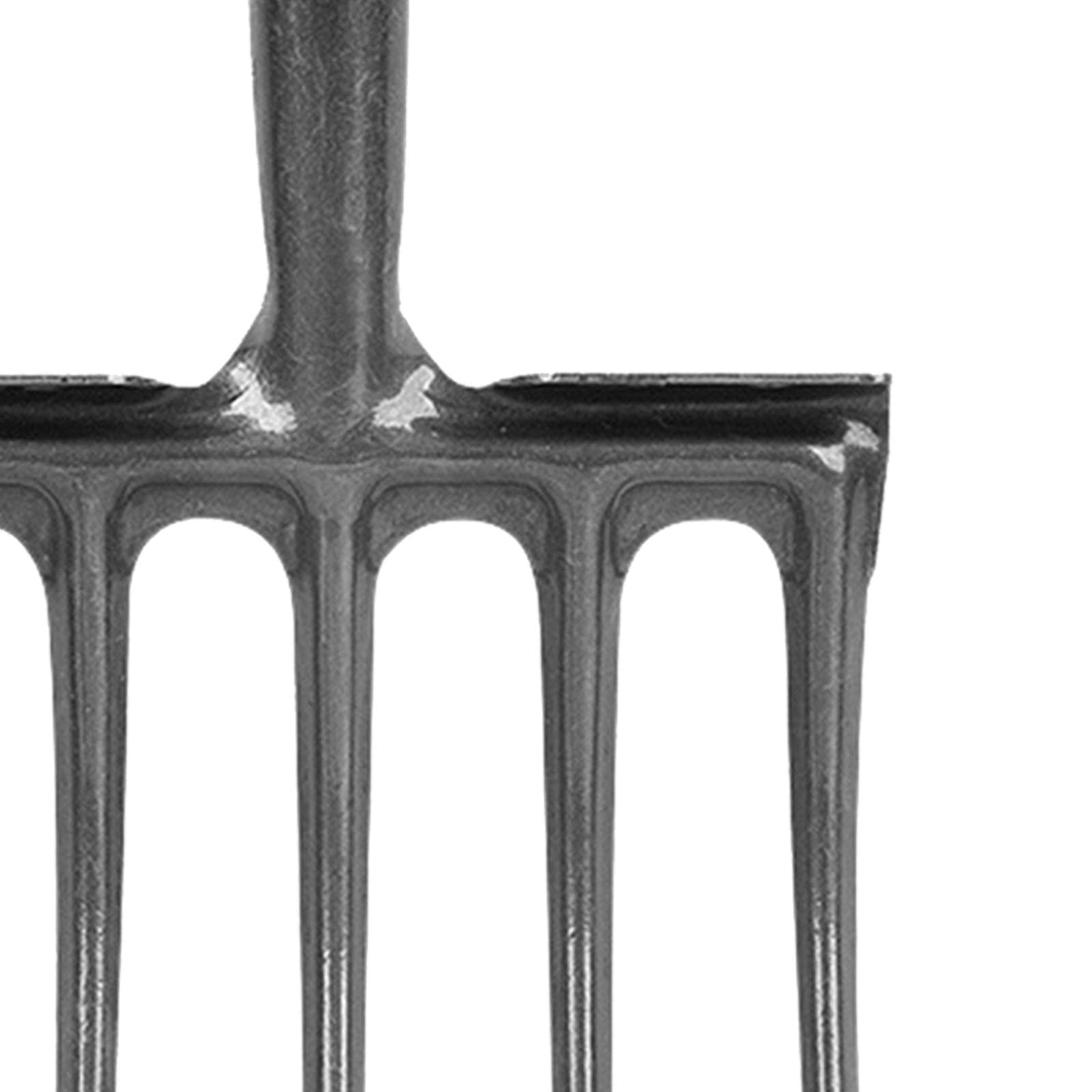 Tête de Fourche à Creuser – Un Accessoire D'outillage Robuste en Métal, Où Seule La Tête de Fourche Tourne, sans Guidon, pour Une Utilisation sous, 5 Dents