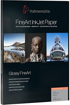 Hahnemuhle 300gsm FineArt Baryta Satin Photo Paper, 17x22", 0.37mm Thickness, 25 Sheets