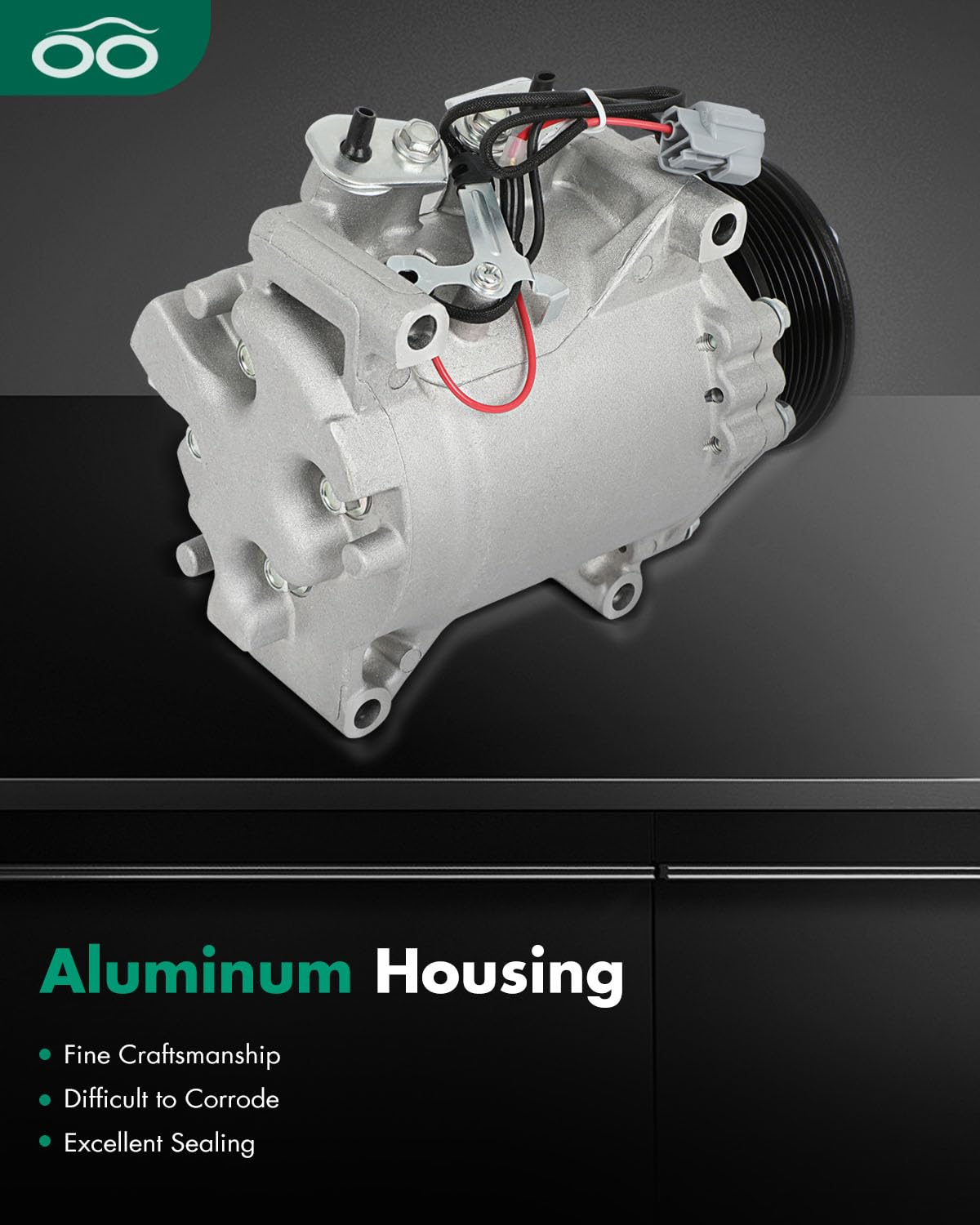 SCITOO AC Compressor 2002-2006 Compatible for Honda CR-V CRV 2.4L CO 10663AC 38810PNB006 AC Compressor for Car