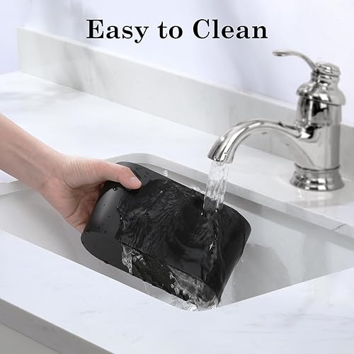 Vista 17 de Luxspire Soporte para cepillos de dientes, 3 ranuras, soporte eléctrico para cepillos de dientes y pasta de dientes, almacenamiento de resina