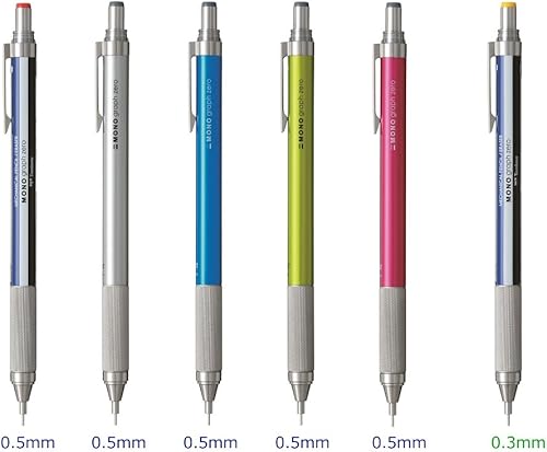 Miniatura 8 de Tombow Portaminas MONO Monograph Zero 0.5 Plata DPA-162B