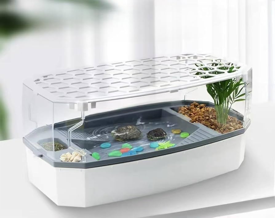 Amazon | カメ水槽 環境にやさしい 亀の水槽 大きい カメ 水槽