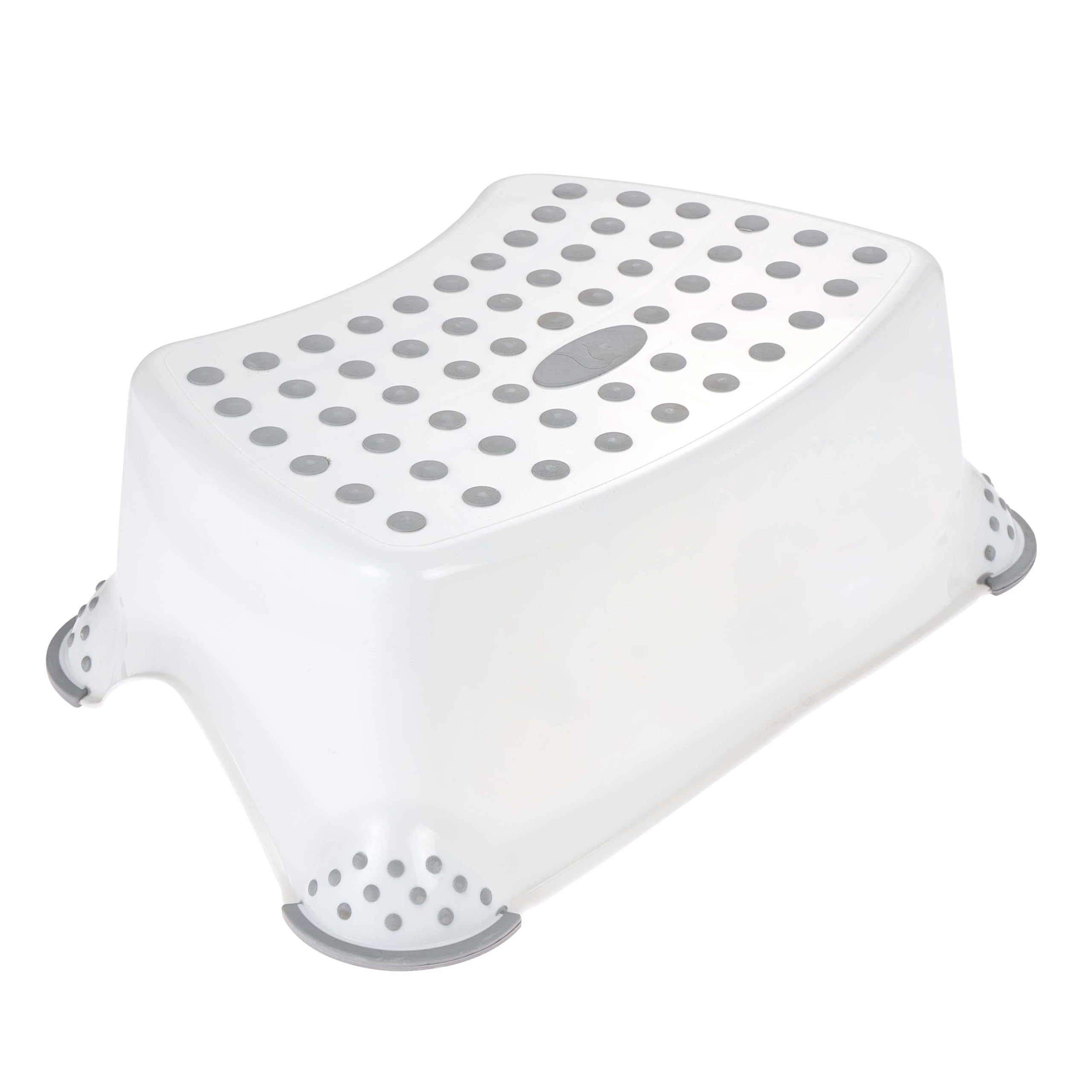 keeeper Panda Step Stool, From Approx. 3 to 14 Years, Anti-Slip Function, Tomek, White