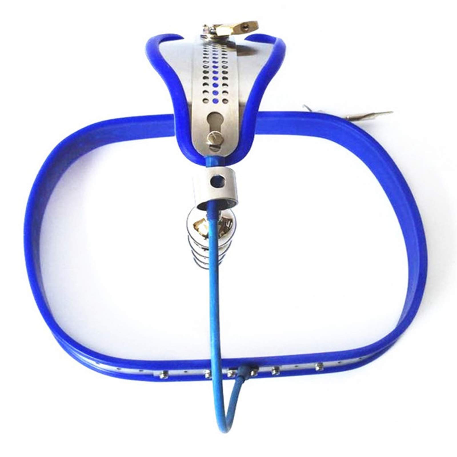Set Di Giocattoli BDSM In Acciaio Inossidabile Per Donne Con Cintura Di Castità Rimovibile, Plug Anale E Vaginale, Dispositivo Di Restrizione Invisibile, Set Di Giocattoli Estremi Per Donne