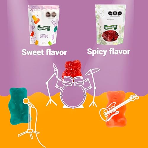 Miniatura 5 de Paquete de osos gomitas semillas y enchiladas  Gomitas dulces de Ositos de Gomita Dulce y Enchilados