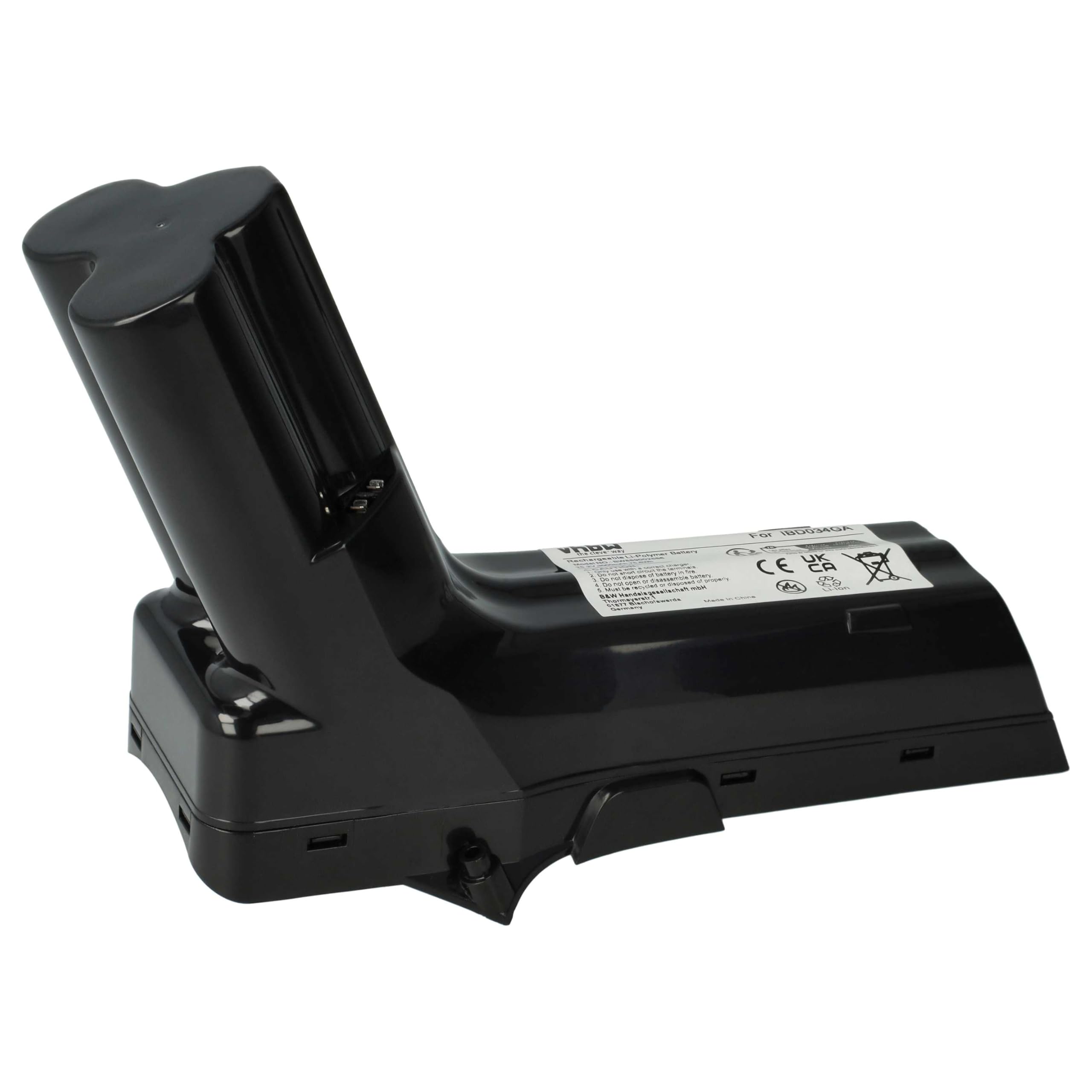 vhbw 1x batteria compatibile con Philips SpeedPro Max Aqua XC8147/01, XC8149/01, XC8147 aspirapolvere nero (2200mAh, 25,2V, Li-Ion