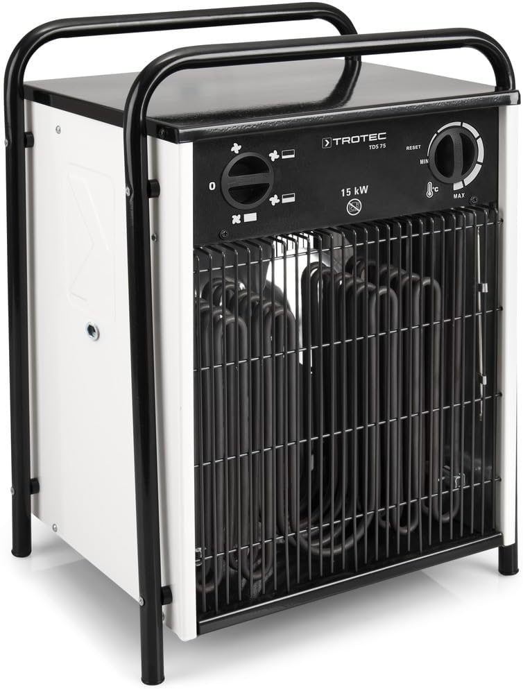 Chauffage Électrique Aktobis 2000W - Ventilateur, Thermostat, Détecteur De Gel Pour Garage Ou Atelier
