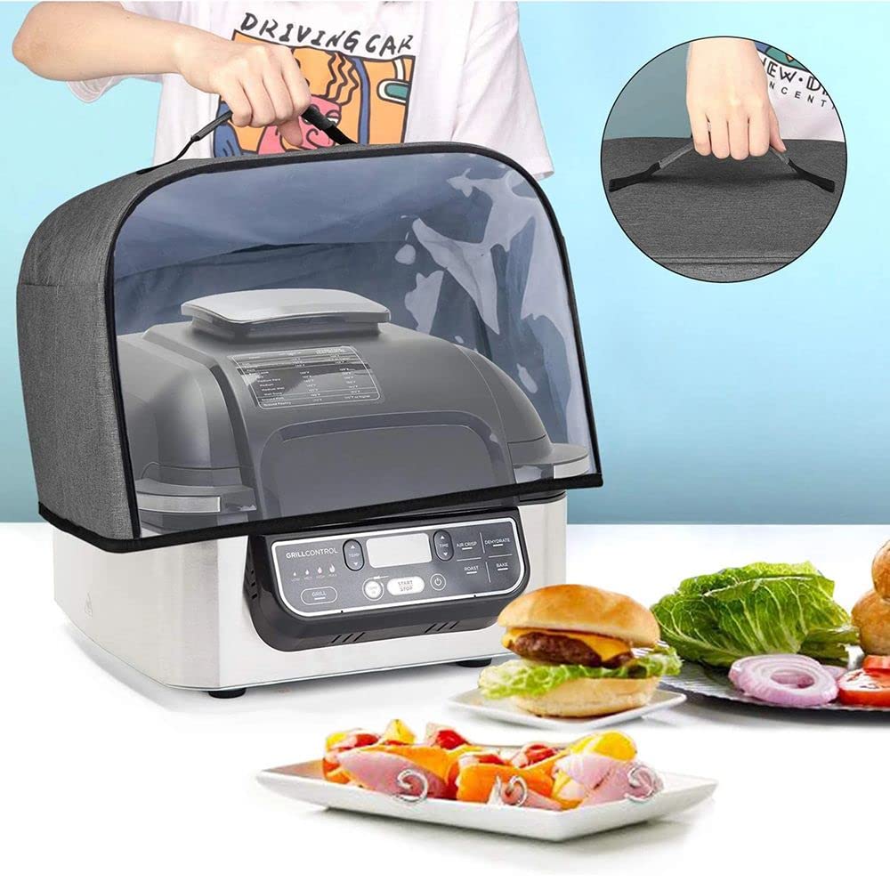 Andy's Orchids Kitchen Dust Cover for Ninja Foodi Grill, Air Fryer Cover, Toaster Cover, Oven Cover, Durable Home Kitchen Air Fryer Cover