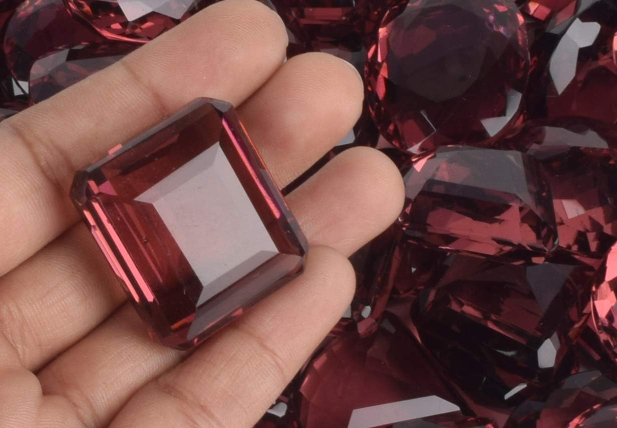 GEMHUB 200.00 Ct Color Changing Alexandrite Lot 4 Pieces Assorted Shapes Natural Loose Gemstones for Jewelry Making