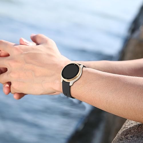 Miniatura 5 de Paquete de 4 correas de silicona de 0.709 in para Garmin Venu 3S  Vivoactive 4S  Venu 2S  Vivomove 3S, correas de repuesto deportivas suaves para