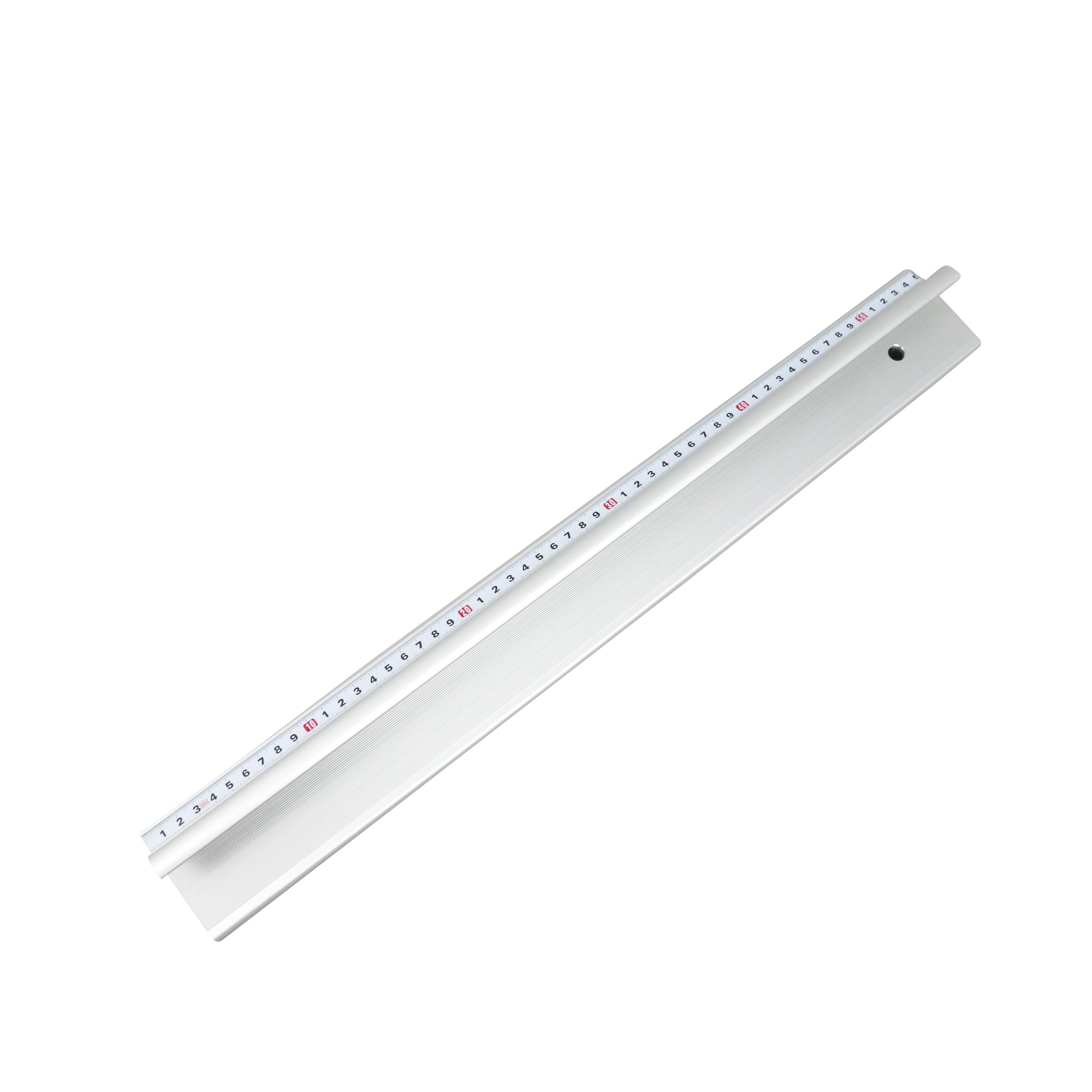 SPRINTIS Schneidelineal 55 cm, Aluminium, Sicherheitslineal mit Fingerschutz, Stahlkante und Anti-Rutsch-Beschichtung für präzise Schnitte