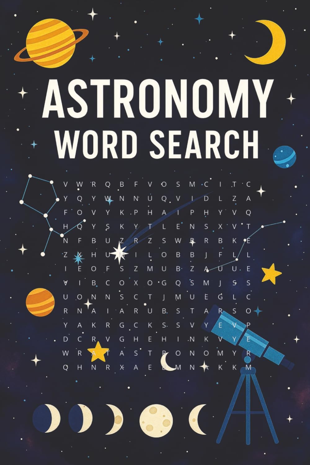 Astronomy Word Search: Astronomy Word Search : Astronomy Activity Book for Space Lovers | 55 Word Searches for Adults & Students in a Handy 6×9 Size