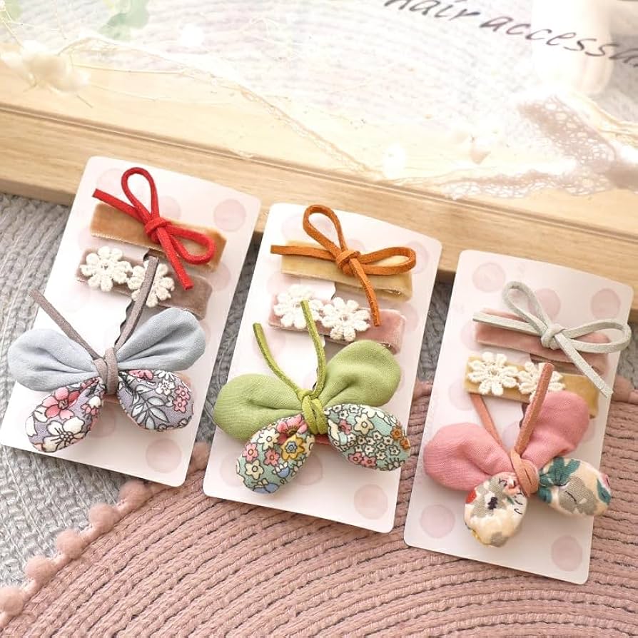 ❁レースモチーフちょうちょ1❁ ベビーヘアピンベビーヘア