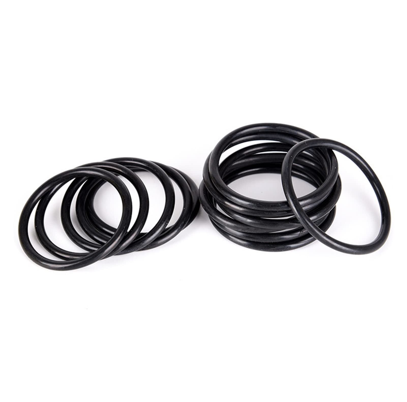 Xwang store 386 pcs noir universel Nbr o Kit d'étanchéité à anneaux 30 tailles de différentes tailles de caoutchouc joint d'étanchéité d'assortiment de joint de joint de joint torique compatible avec