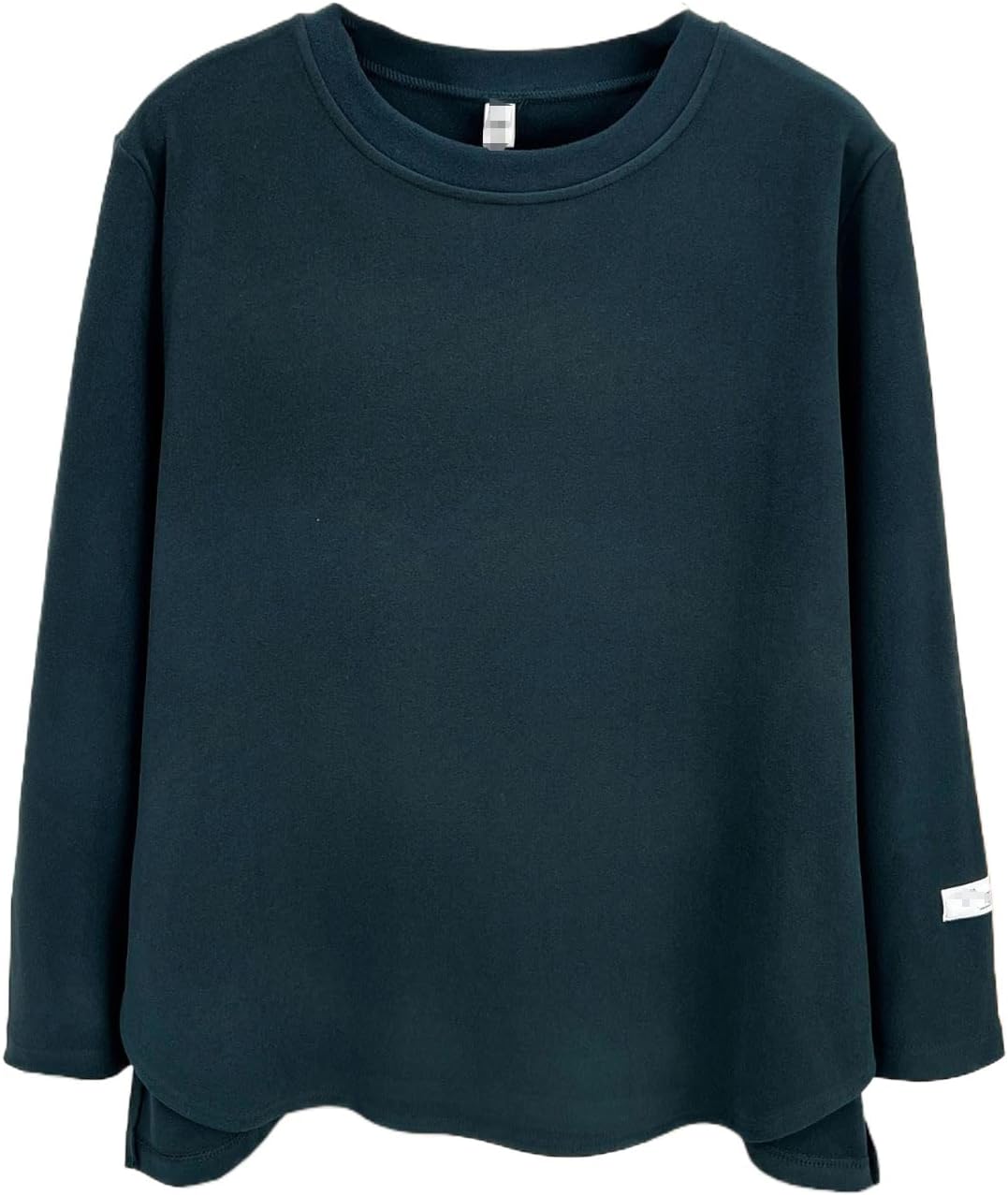 Spring/Autumn Casual Plus Size New Women Classic Thermal Shirt Solid Color Long Basic Warm Female Tops